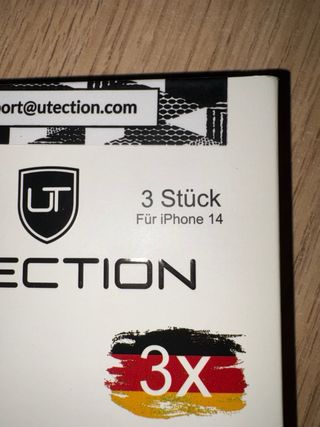 3 Protectores Pantalla iPhone 14 Utection