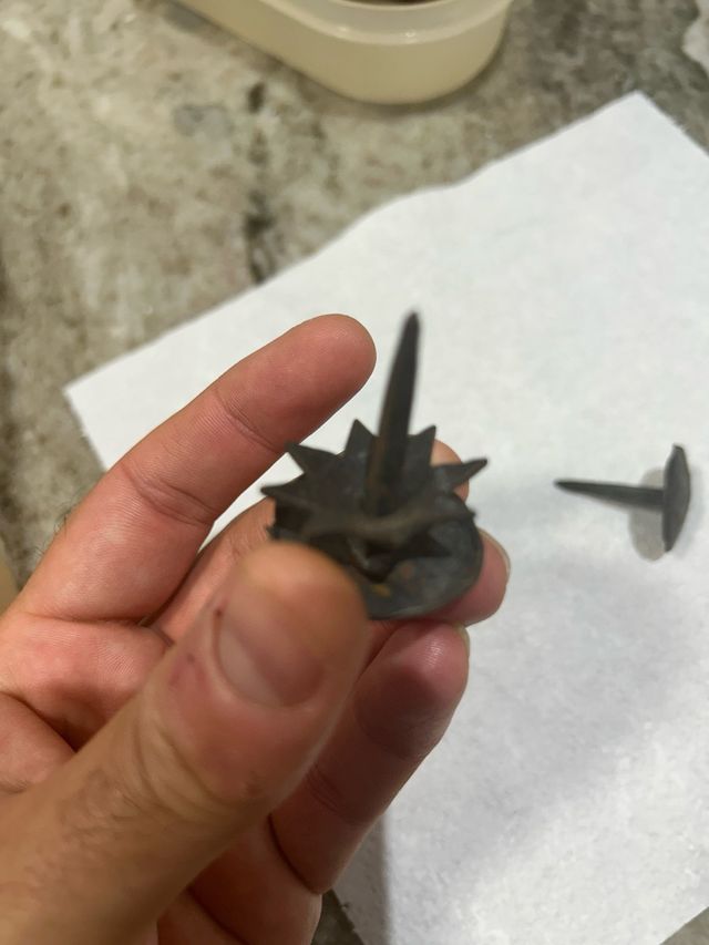 Clavos antiguos decorativos estrella