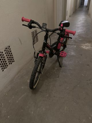Bicicleta infantil Btwin rosa