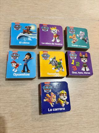 Set 10 mini libros Patrulla Canina