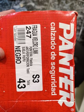 Zapatos botín de trabajo 