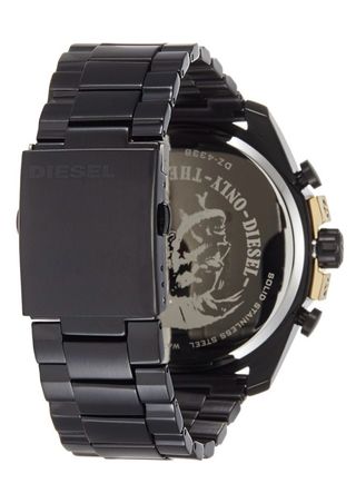 Reloj Diesel Negro y Dorado