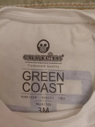 Camiseta GREEN COAST Talla 3M