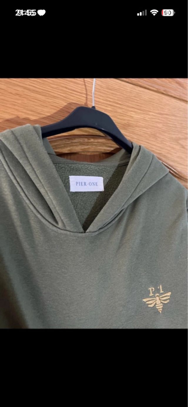 Sudadera verde Pier One