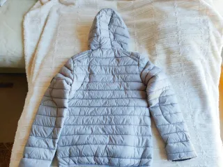 Parka Geographical Norway gris con bolsillo