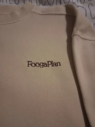Sudadera beige Fooga Plan