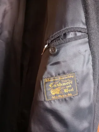 Macson abrigo largo abotonado para hombre 