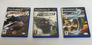 Juegos NFS PS2 (Carbono, Prostreet, Underground 2)