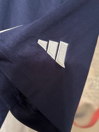 Camiseta Adidas Talla S Azul y Blanca