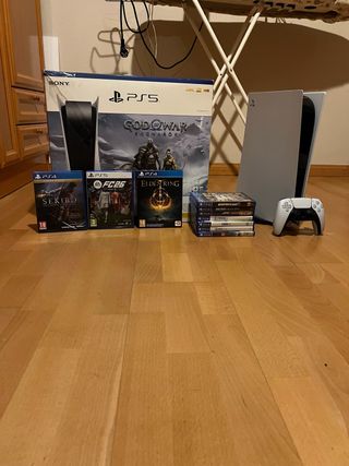 Consola PS5 + FC 26 + Lote juegos PS4