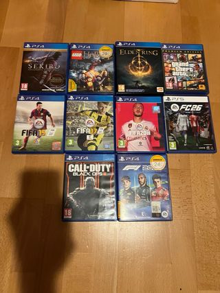 Consola PS5 + FC 26 + Lote juegos PS4