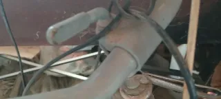 Bicicleta antigua sin restaurar