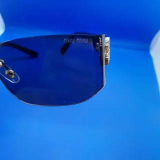 Occhiali da sole Miu Miu viola e oro