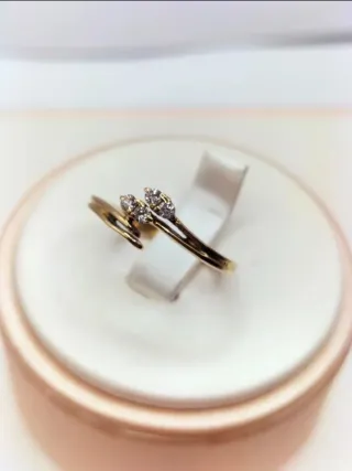 Anillo Oro 18k y Diamantes