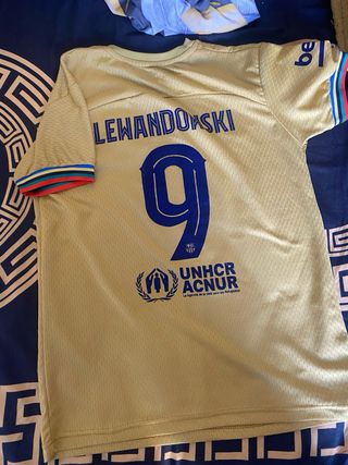 Camiseta Barça 2023 Lewandowski #9 Talla L