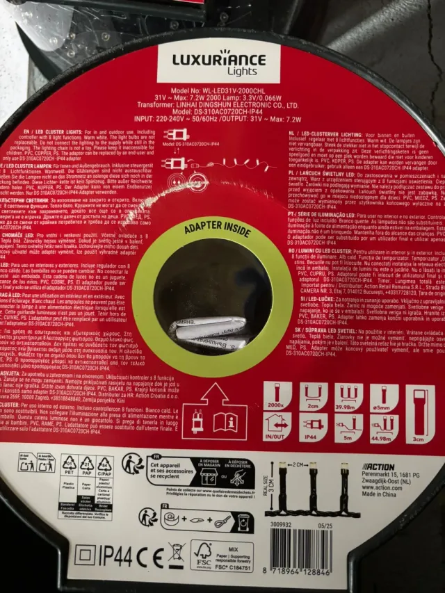 Luces LED Luxuriance 2000 Cluster