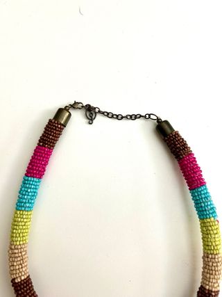 Collar Stradivarius Cuentas Multicolor