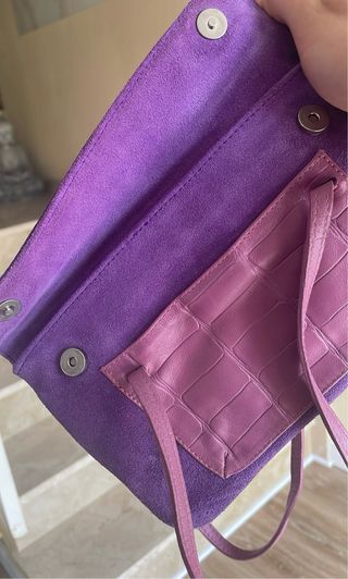 BOLSO MORADO VINTAGE