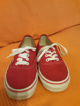 Zapatillas Vans Rojas Talla 35
