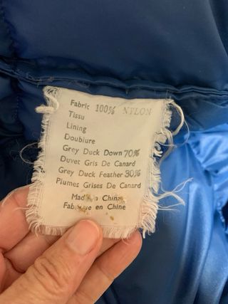 Piumino Diadora donna vintage taglia L