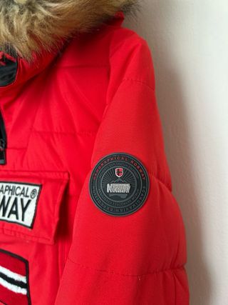 Abrigo Geographical Norway Rojo Talla S