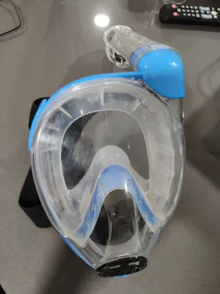 Máscara facial snorkel completa