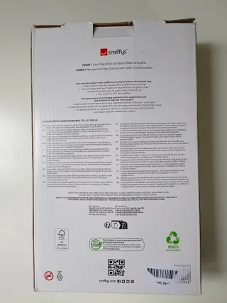 Peluca de tribunal Smiffy's blanca