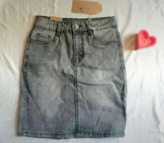 Gonna jeans push up taglia XS