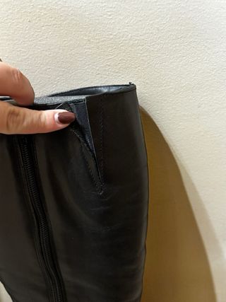 Botas de piel ancho especial