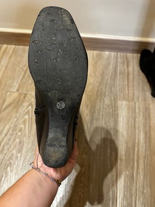 Botas de piel ancho especial