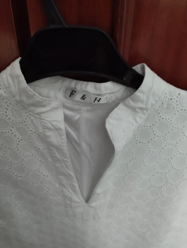 Vestido blanco F & H