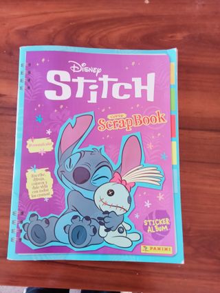 Álbum de Cromos Disney Stitch ScrapBook 
