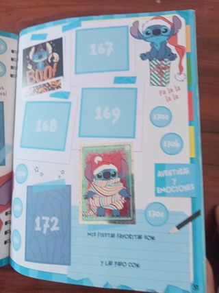 Álbum de Cromos Disney Stitch ScrapBook 
