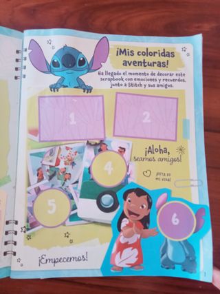Álbum de Cromos Disney Stitch ScrapBook 
