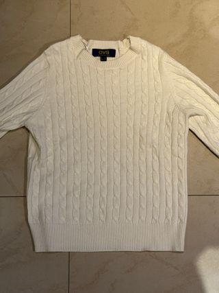 OVS Pullover Bianco Taglia S