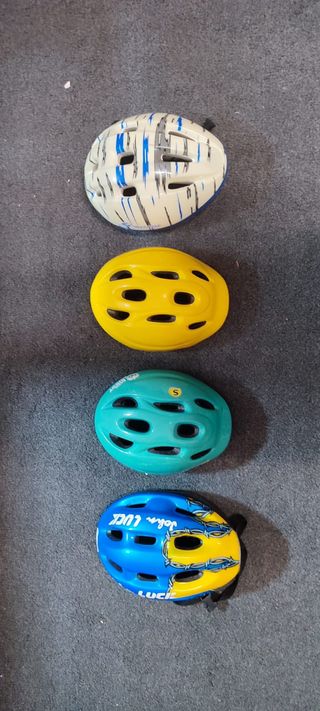 Lote 4 Cascos Bicicleta Infantiles