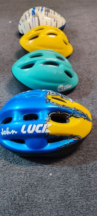 Lote 4 Cascos Bicicleta Infantiles
