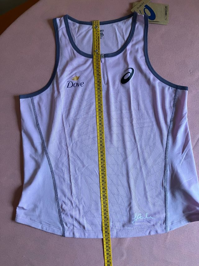 Canotta sportiva Asics rosa taglia L