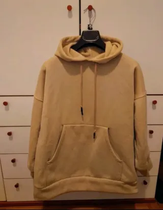 Felpa invernale donna beige