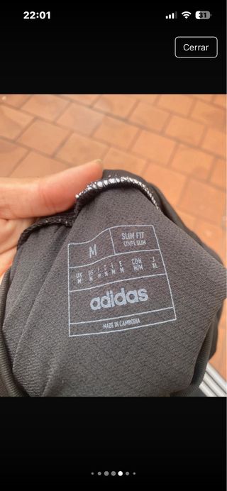 Chaqueta deportiva con cremallera Adidas