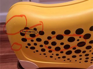 Maleta Infantil Samsonite Amarilla