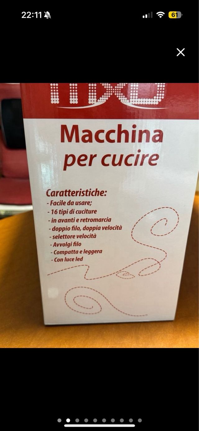 Macchina da cucire MXD 2 velocità