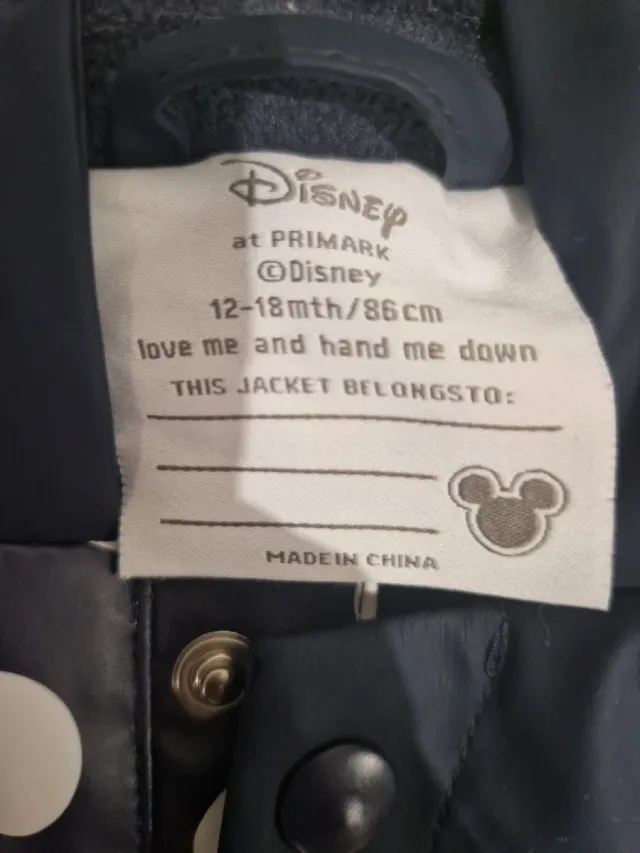 Mono Nieve Minnie Mouse Primark Nuevo