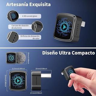 Adaptador CarPlay Inalambrico para iPhone iOS & An
