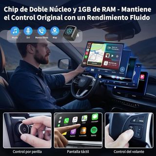 Adaptador CarPlay Inalambrico para iPhone iOS & An