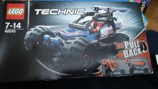 Lego Technic 42010 Coche Pull Back. Completo