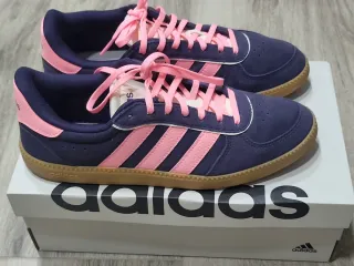 Deportivas Adidas Azul y Rosa 