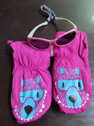 Guantes y Gafas Nieve Niños Wedze