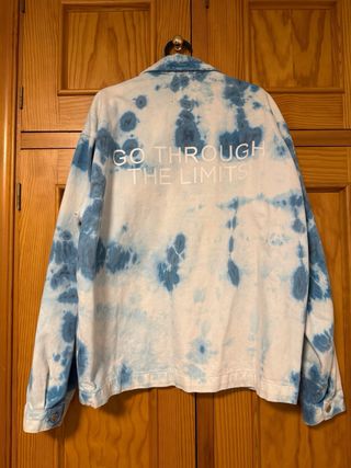Chaqueta Tie-Dye Azul/Blanco