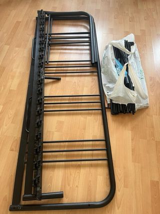 Estructura Cama Diván IKEA FYRESDAL Negra 80x200